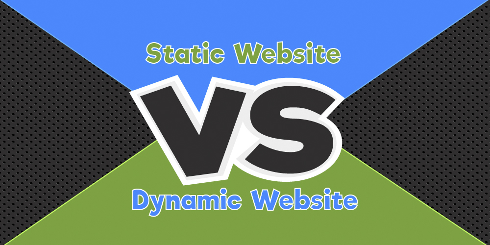 static vs dynamic website example